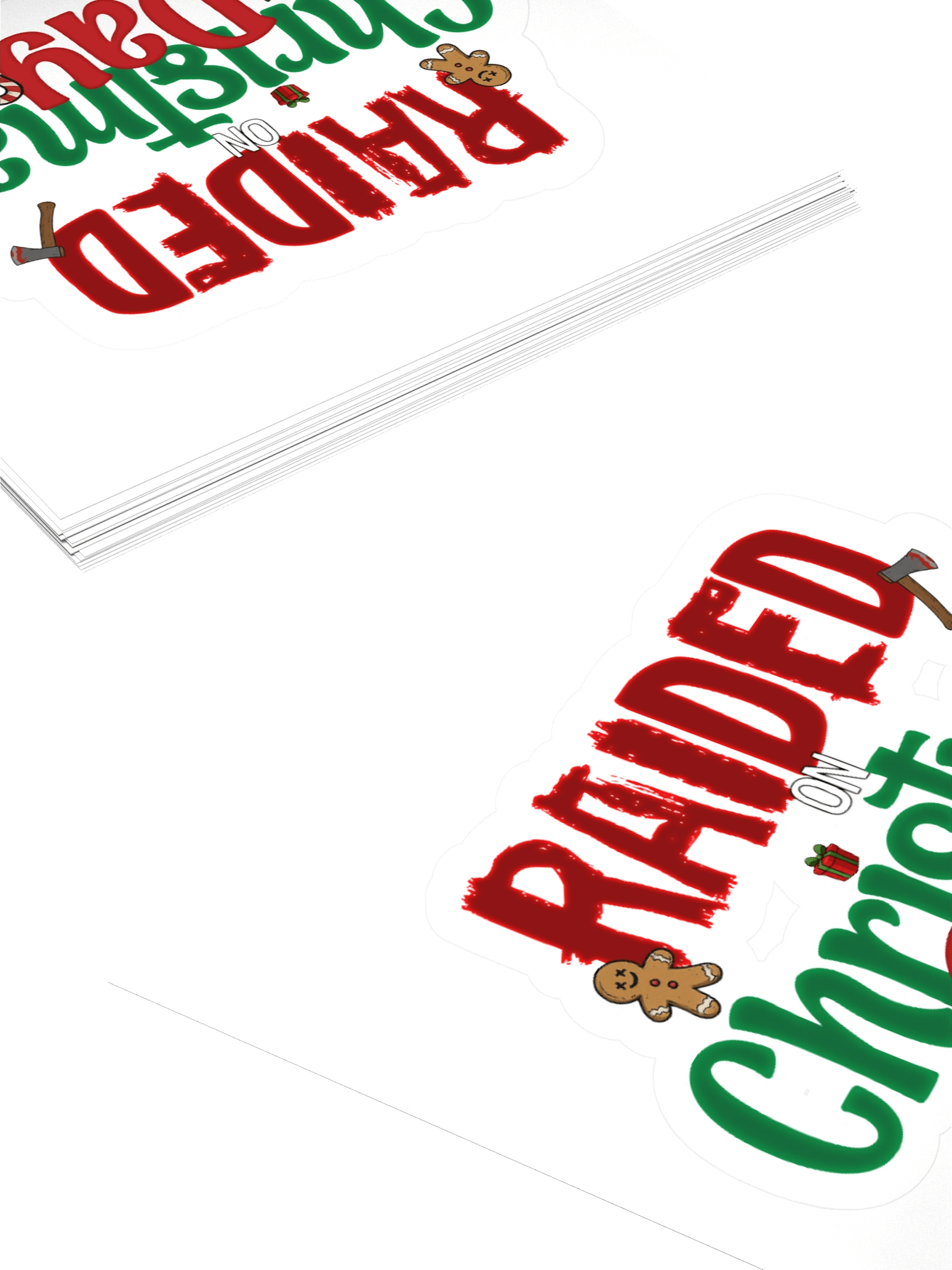 Raided on Christmas Day Stickers product image (10)