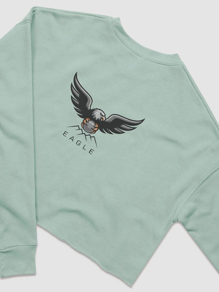 Eagle Women's Fleece Crop Sweatshirt - Stylish with Bold Design product image (6)