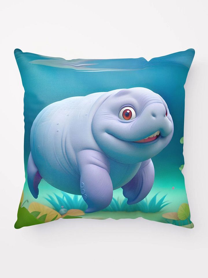 Endangered Species - Mexico - Manatee All-Over Print Pillow product image (1)