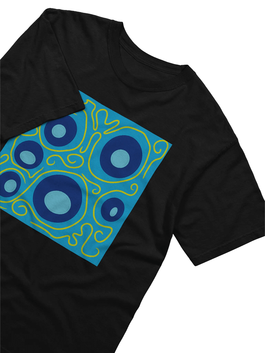 Blue bubbles Abstract Art T-Shirt product image (6)