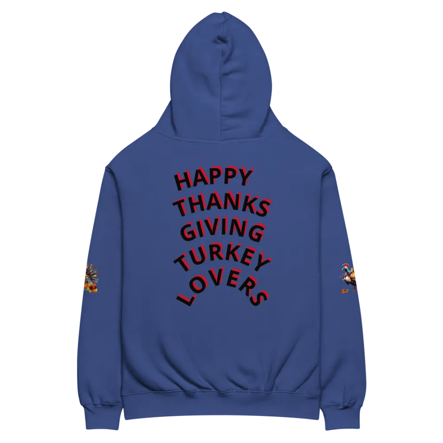 Winter Vibrant Turkey Feast Hoodie product image (6)