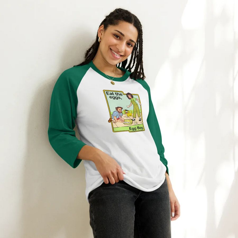 Eat The Eggs Raglan T-Shirt product image (73)