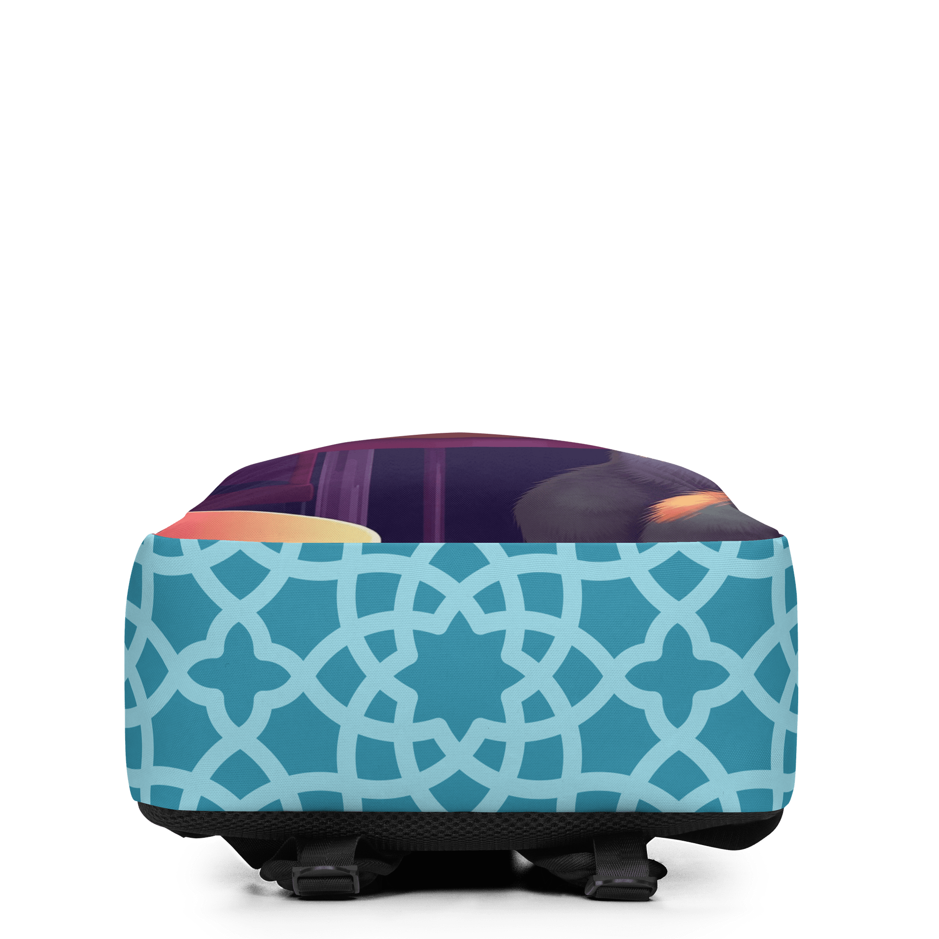 Minimalist Backpack-Feline Futurism: The Caffeinated Duo product image (4)