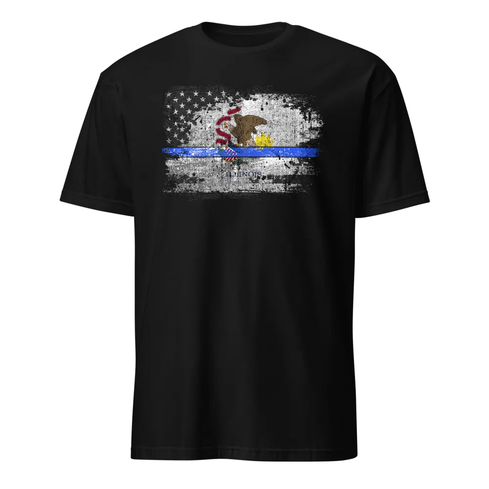 Illinois Thin Blue Line Flag product image (1)