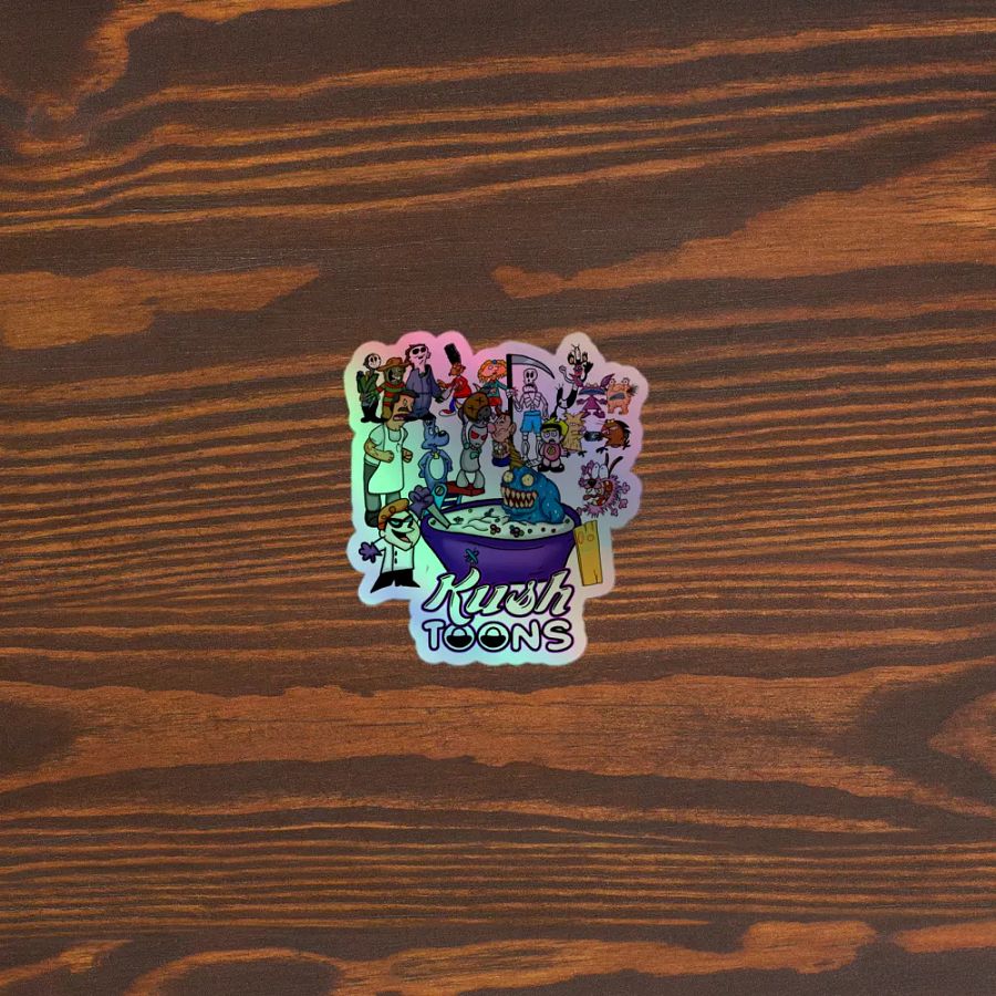 Kush Toons Holographic Sticker product image (5)