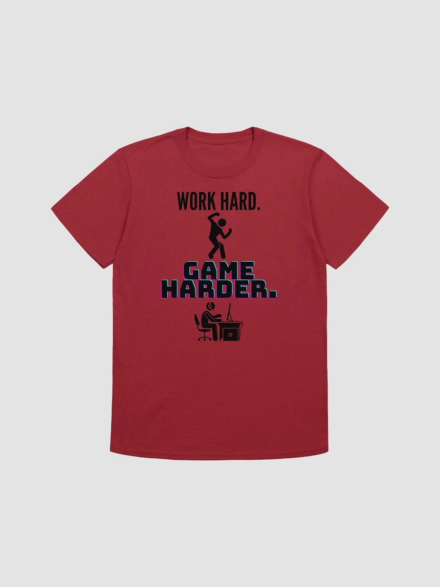 Work Hard. Game Harder. T-Shirt (blk) product image (1)