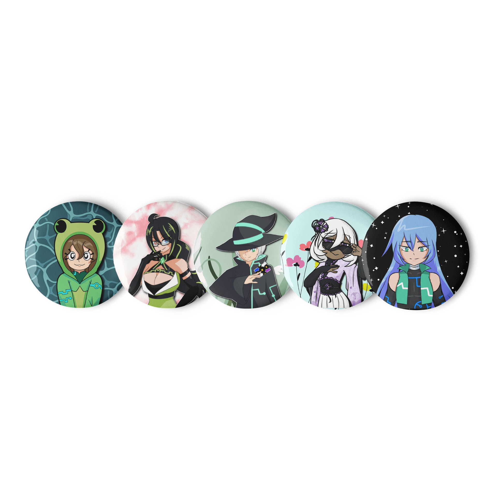 Dimension Chasers Button Pin Collection product image (1)