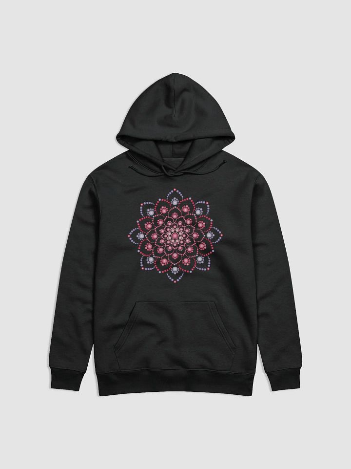 Purple and Pink Dot Mandala Unisex Eco Hoodie product image (1)