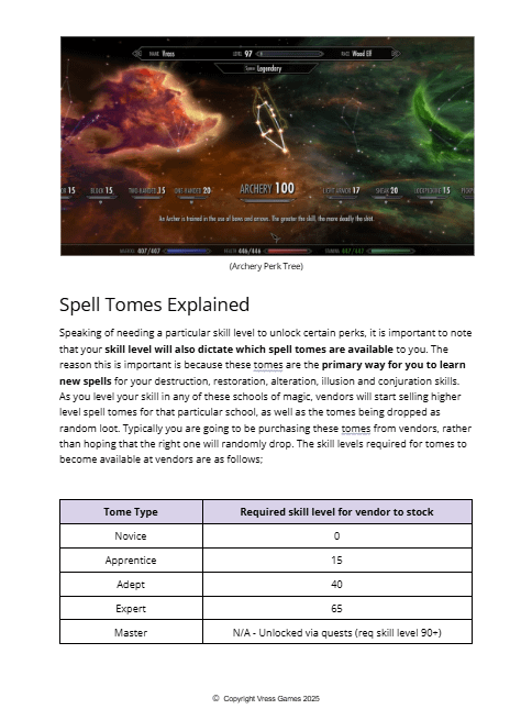 [PDF Guide] Skyrim Leveling & Skills Guide for Total Beginners product image (2)