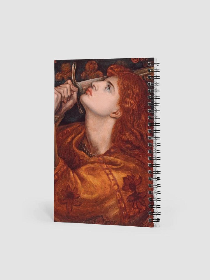 ''Joan of Arc'' by Dante Gabriel Rossetti Spiral Notebook product image (2)