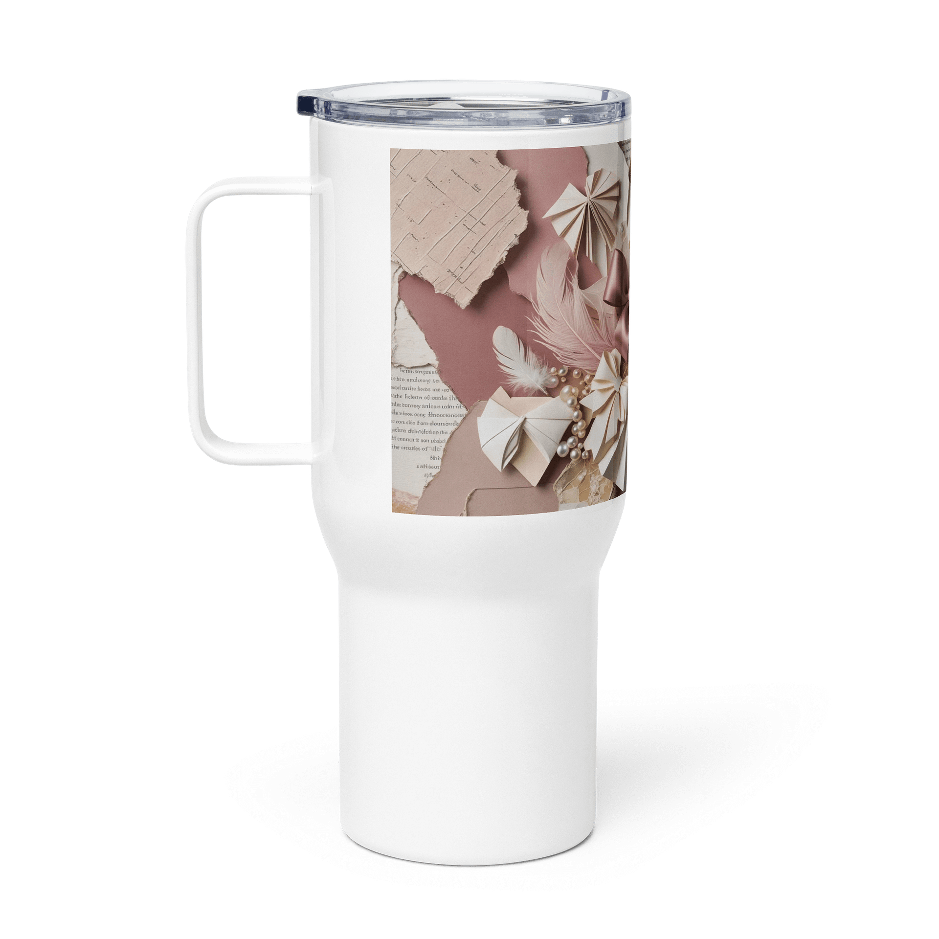 Dreams Folded in Paper Travel Mug #1 – For the Wanderers with Well-Worn Edges product image (1)