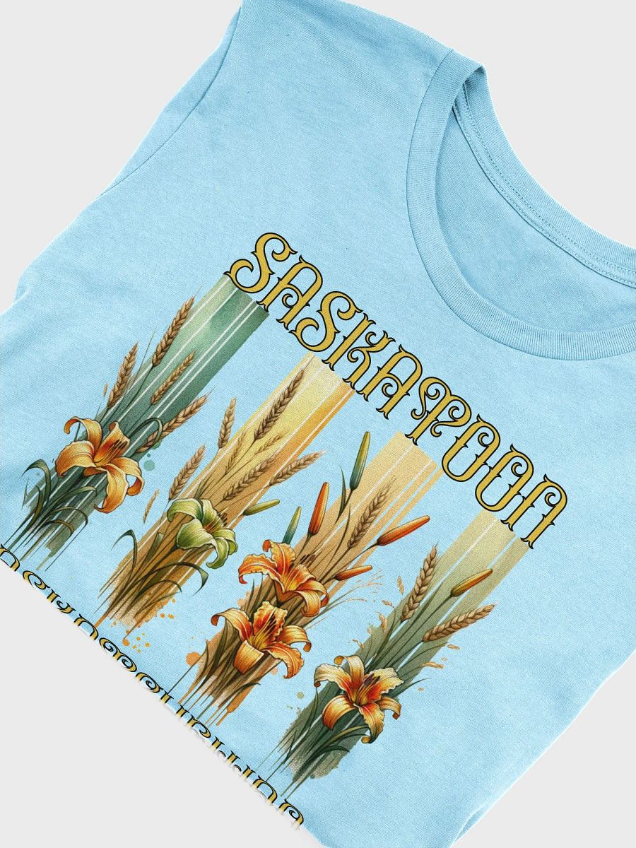 Saskatoon Saskatchewan 4 Vertical Tiger Lily Wheat T-Shirt product image (18)