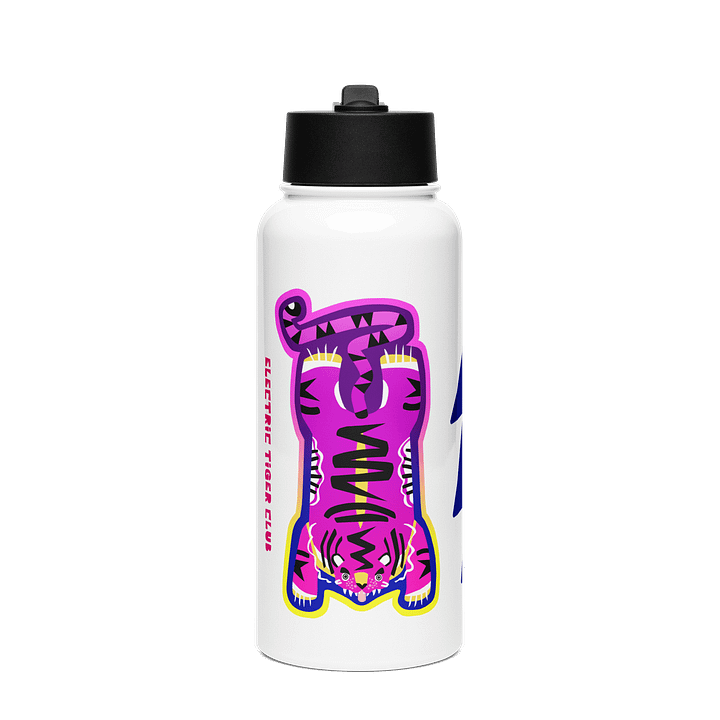 Pink Electric Tiger - Travel Mug Thermos product image (1)