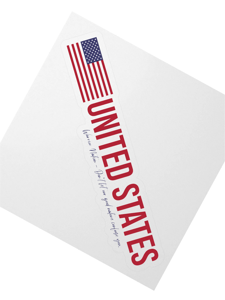 Patriotic Pride Kiss Cut Stickers product image (2)
