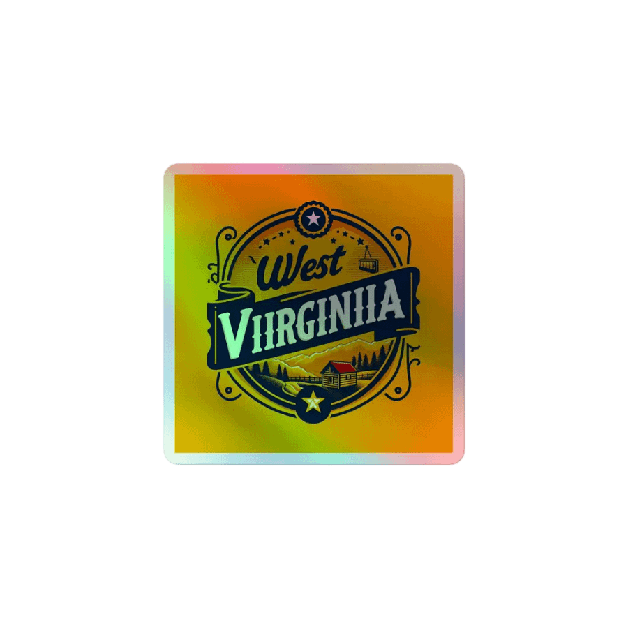 Yellow WV Sticker product image (1)
