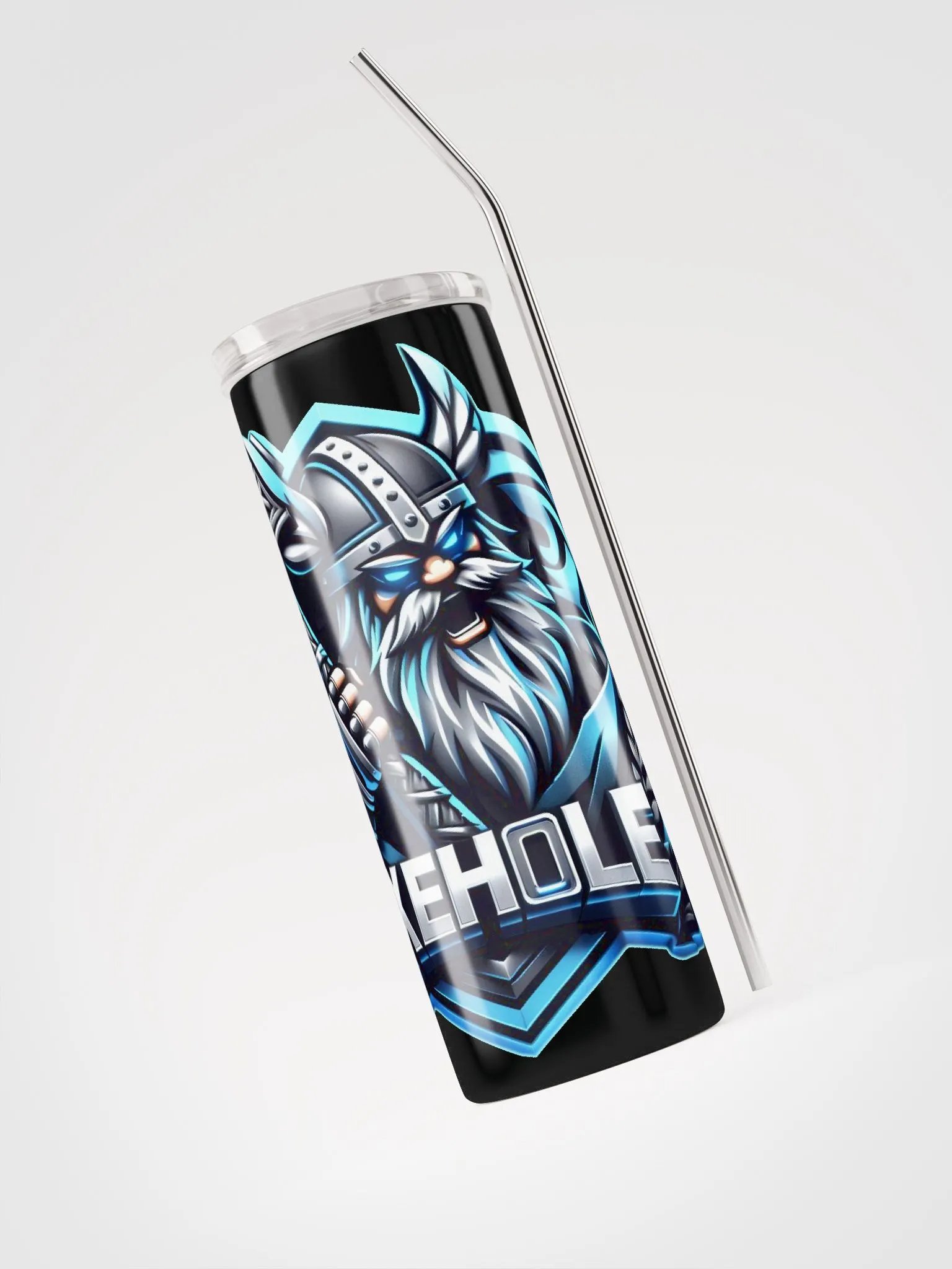 Angry Axe Steel Tumbler w/straw product image (5)