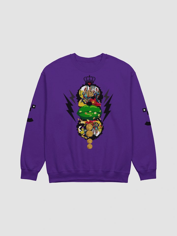 'Speak Rich' Green Lips, Sweatshirt product image (1)
