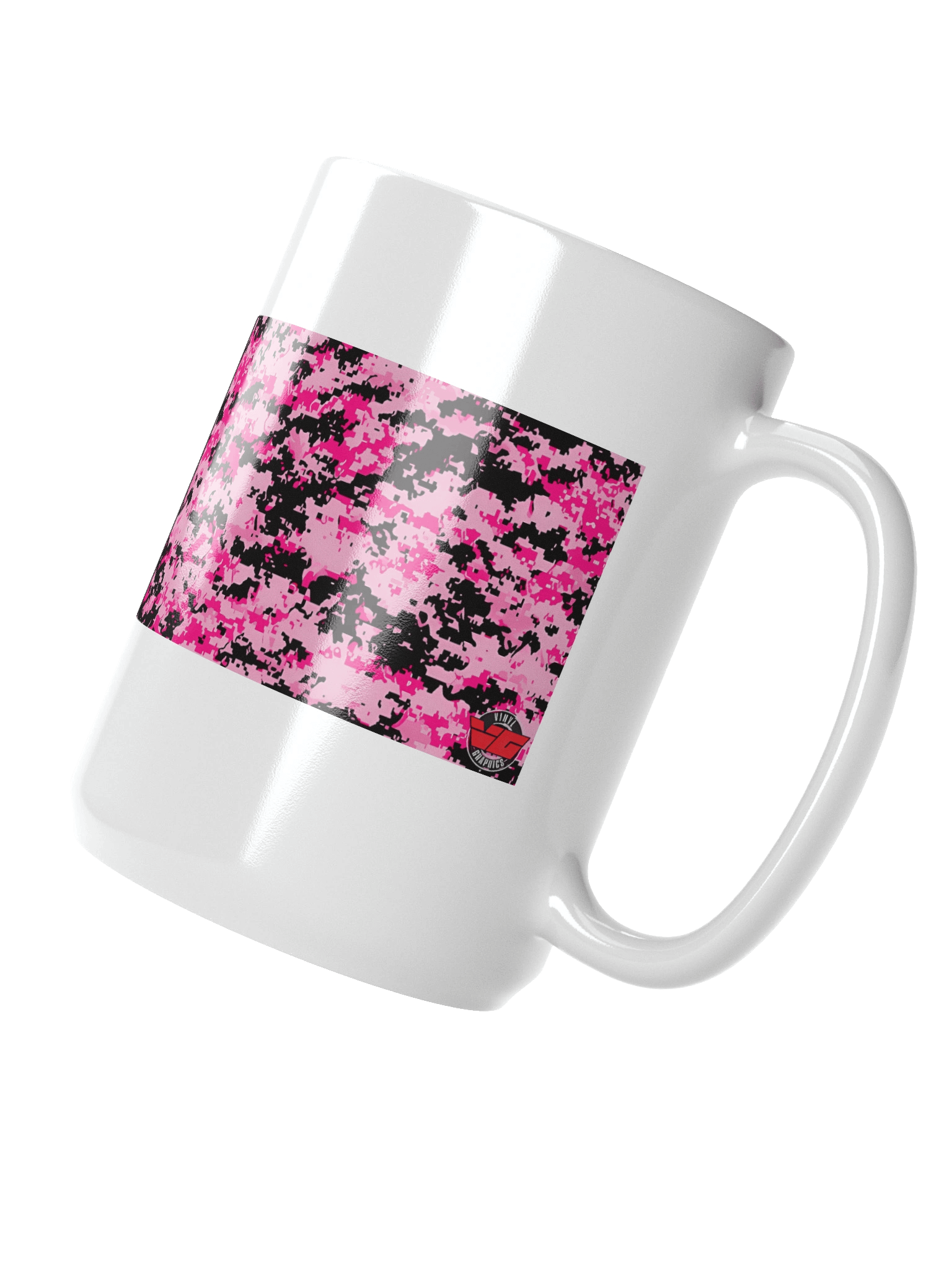 Pixelated Dreams White Glossy Mug product image (3)