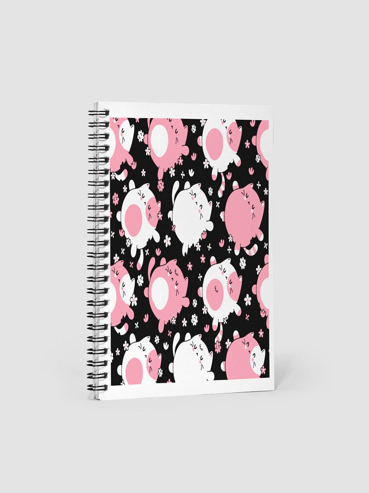 Whimsical Cat Chaos Spiral Notebook product image (1)