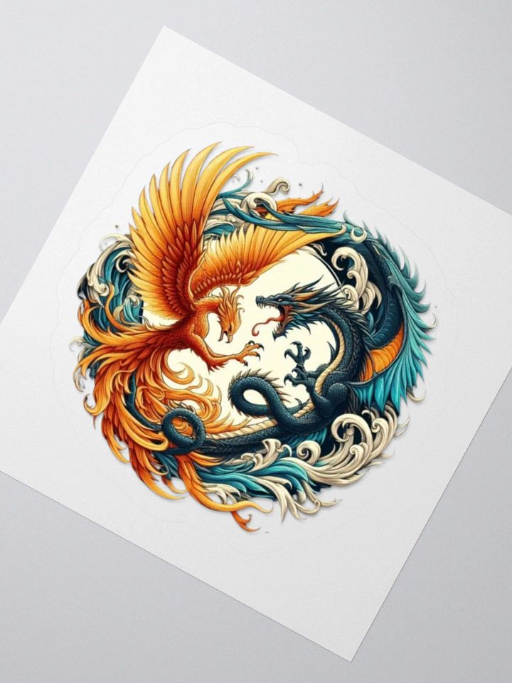 Phoenix vs Dragon Sticker product image (6)