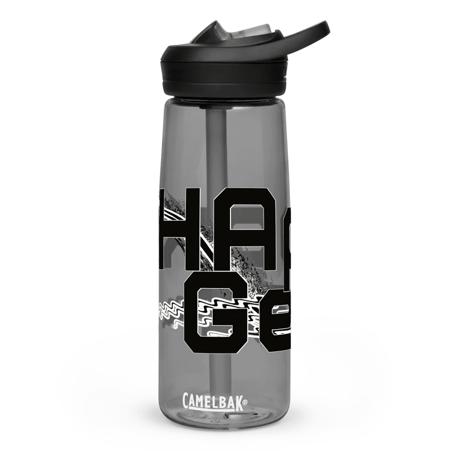 Eddy®+ Sports Water Bottle - Black HApex Gear Black Logo product image (1)