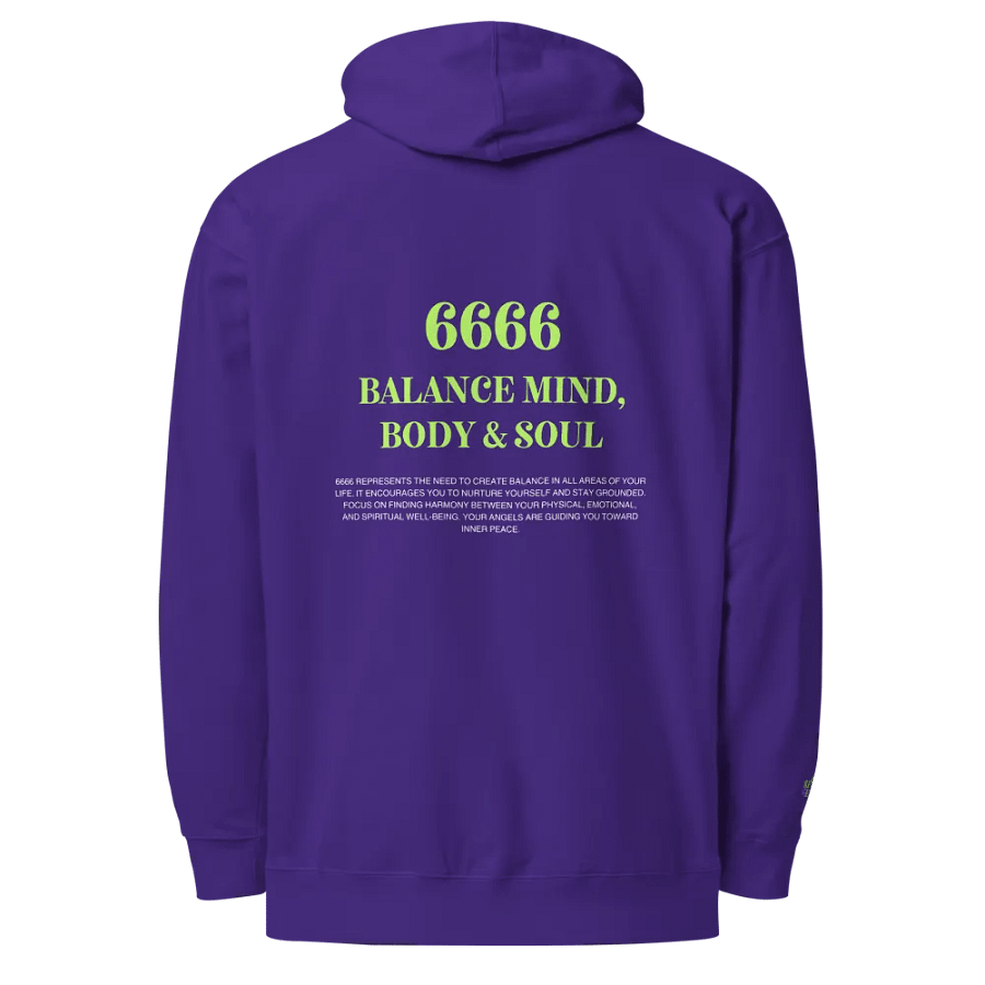 6666 Balance Mind, Body & Soul Unisex Hoodie – Nurture Inner Harmony product image (1)