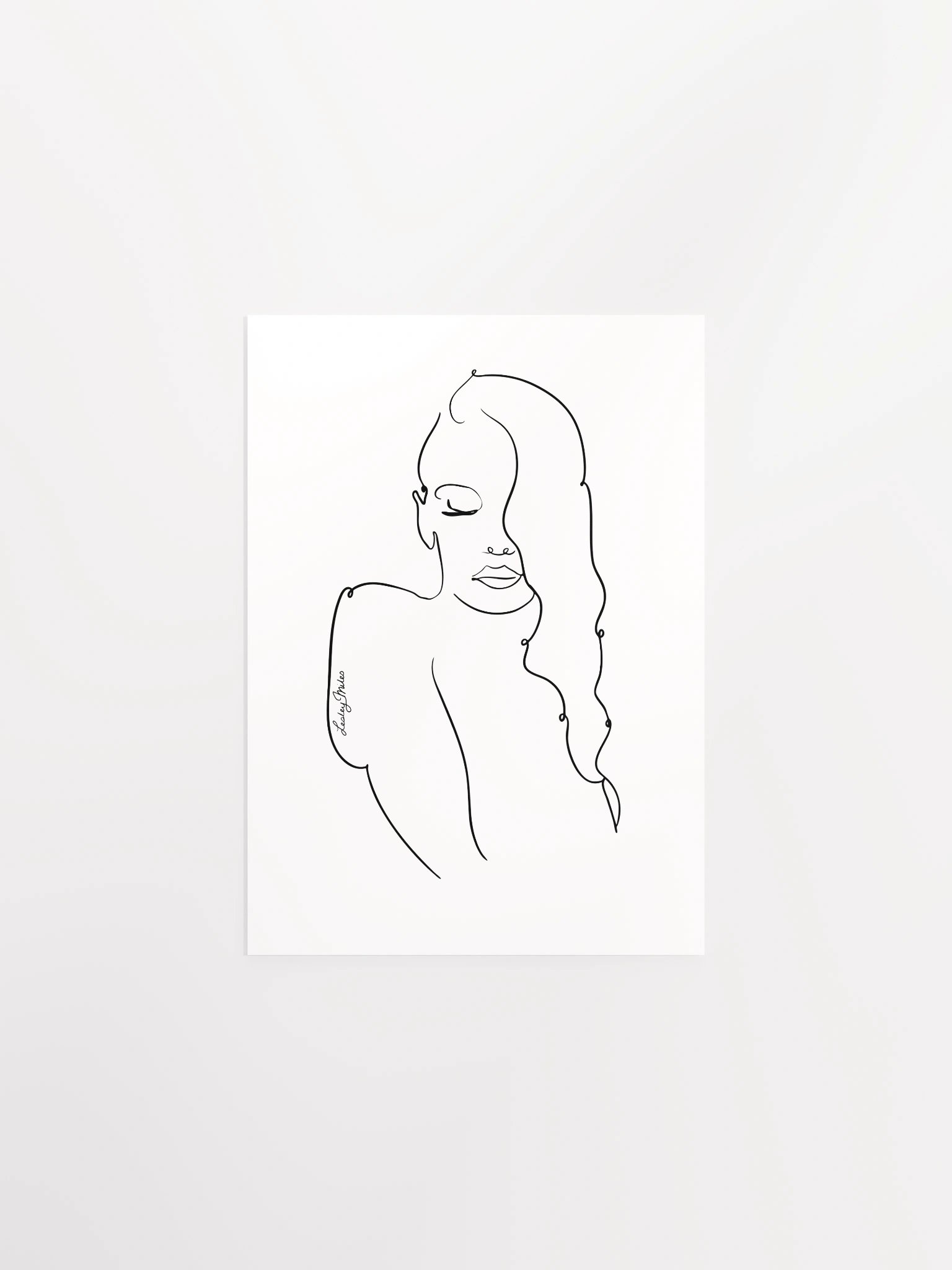 Siren Line Art Minimalist Poster product image (2)