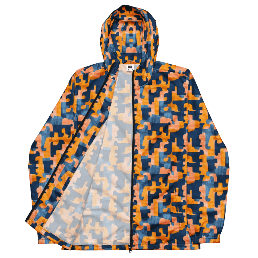 Flowing Shapes | Unisex Windbreaker product image (5)