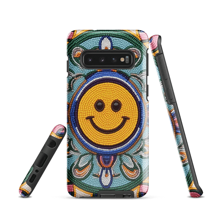 Smiley Face Turquoise Samsung® Tough Case product image (1)