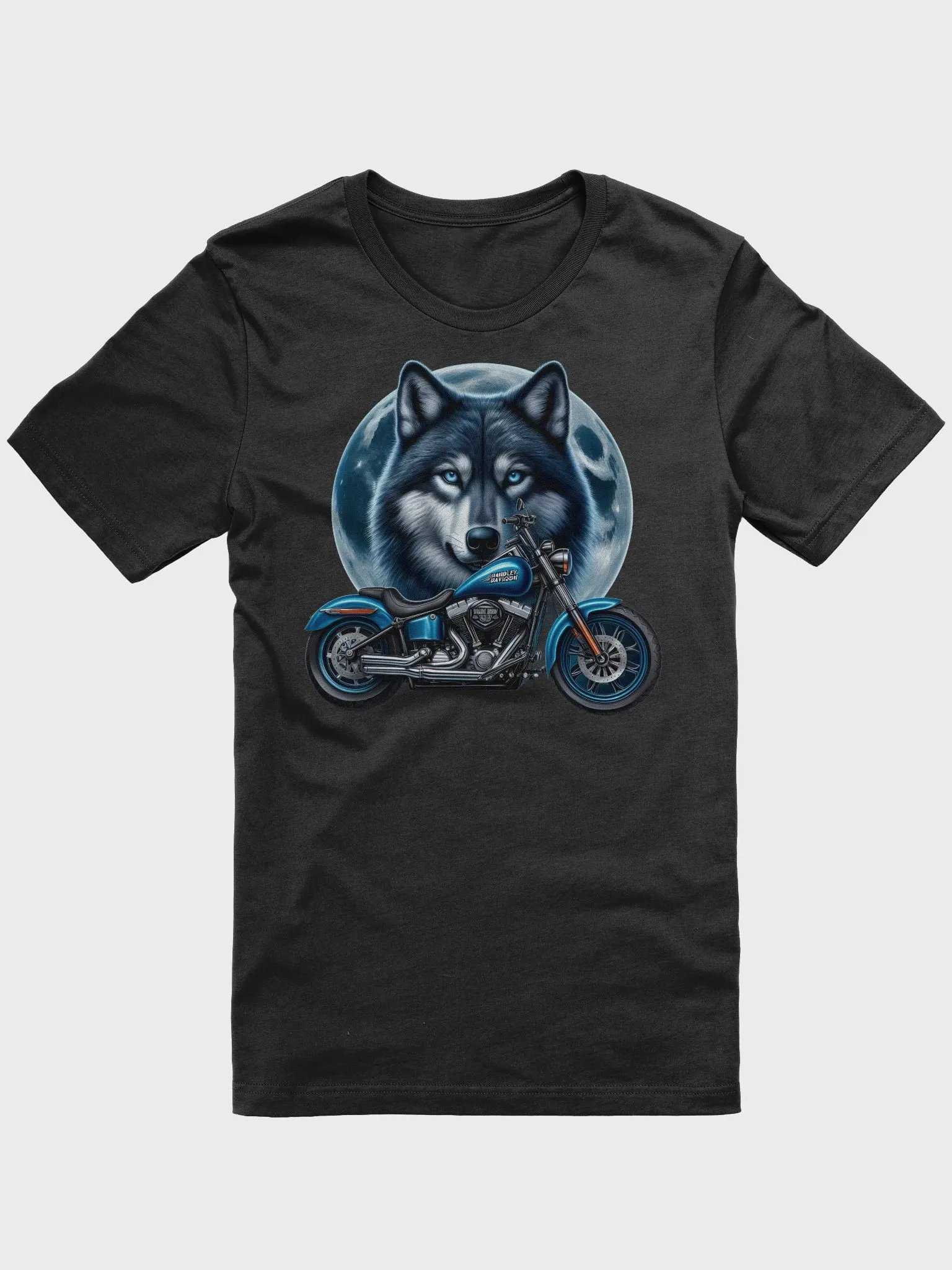 Motorcycle and Wolf - Unisex T-Shirt #6 product image (1)
