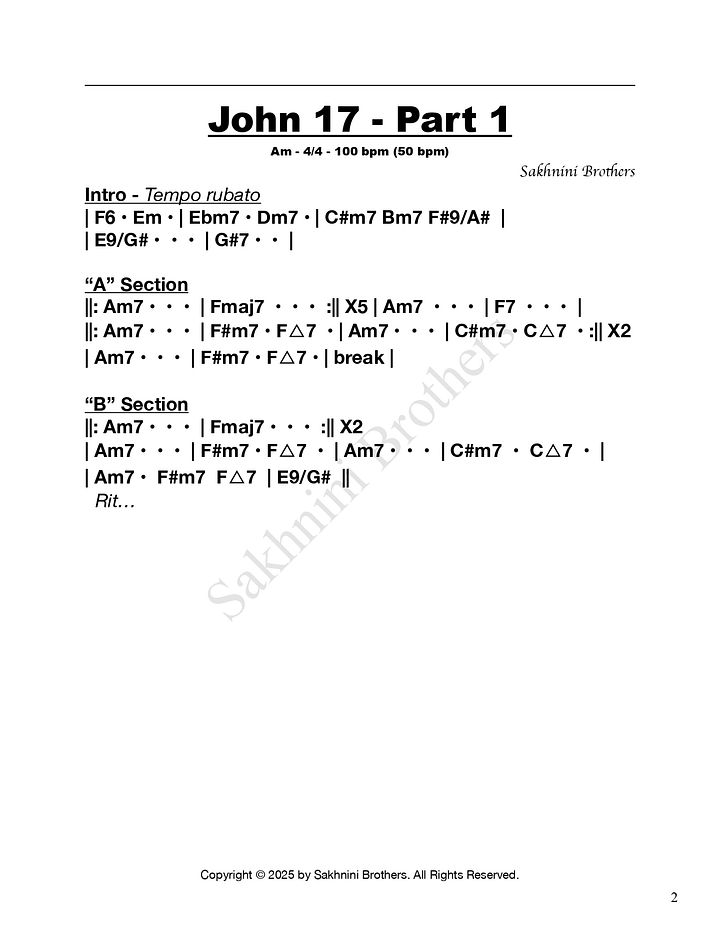The Greatest Prayer - John 17 Album Charts product image (2)