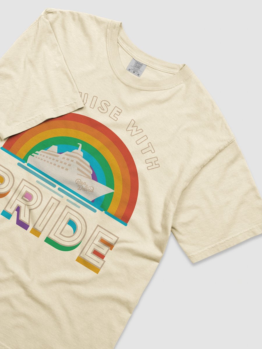 Men's Cruise with Ben and David Rainbow Pride T-Shirt - Natural product image (5)