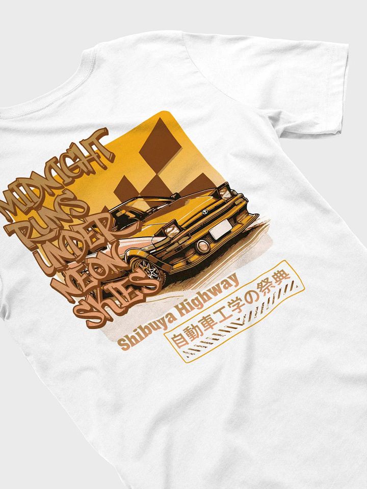 Midnight Runs Racing White T-Shirt product image (1)
