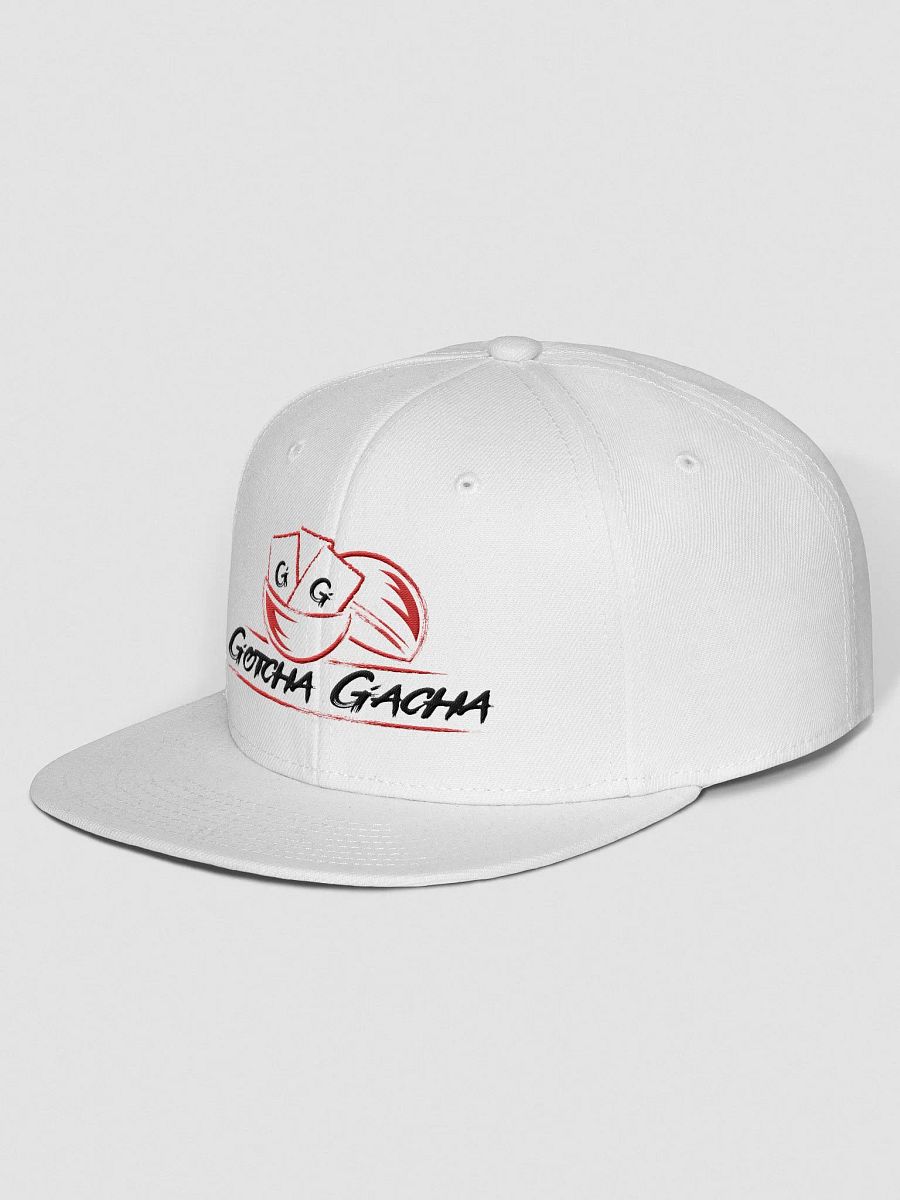 Wool Blend Snapback Cap (White) product image (3)