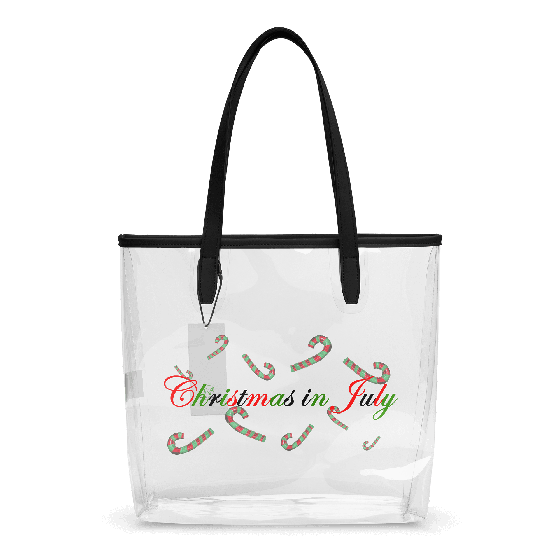 Christmas in July Clear Tote Bag (No Face) product image (2)