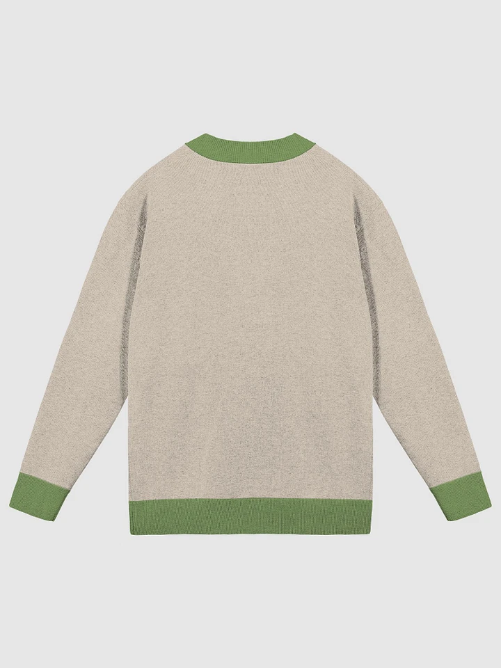 Knitted Cardigan Without Pocket (TAUPE & GREEN) product image (6)