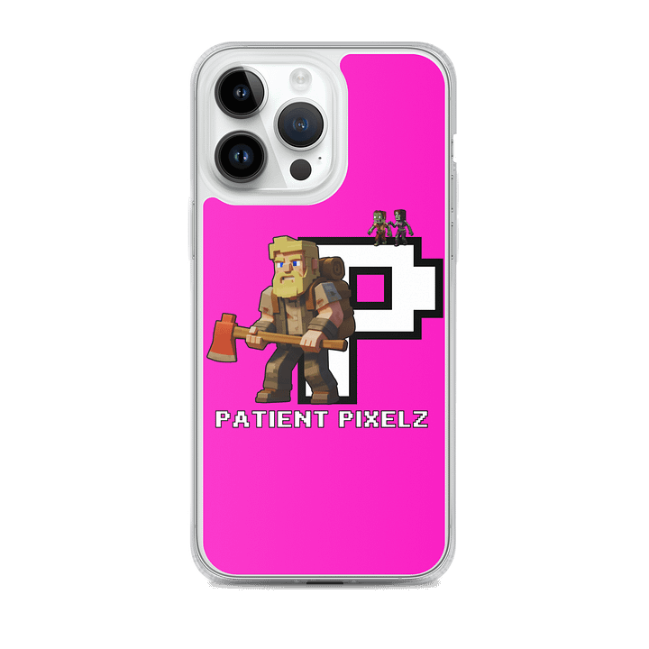 Patient PixelZ P Logo iPhone® MagSafe® Case (Hot Pink) product image (2)