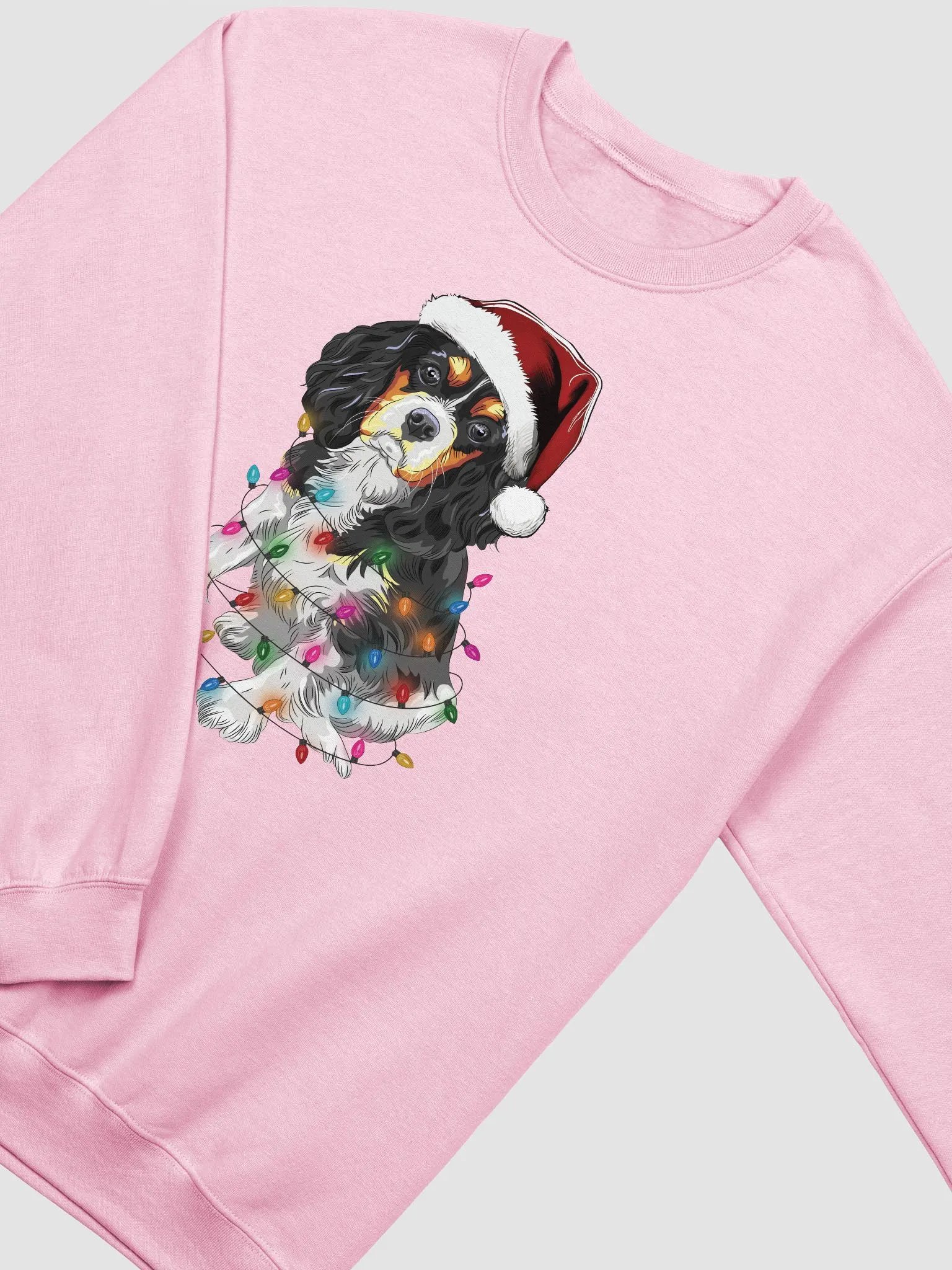 Funny Cavalier King Charles Spaniel(Tricolor) Christmas Sweatshirt for Cavalier Spaniel Paw-rents product image (14)