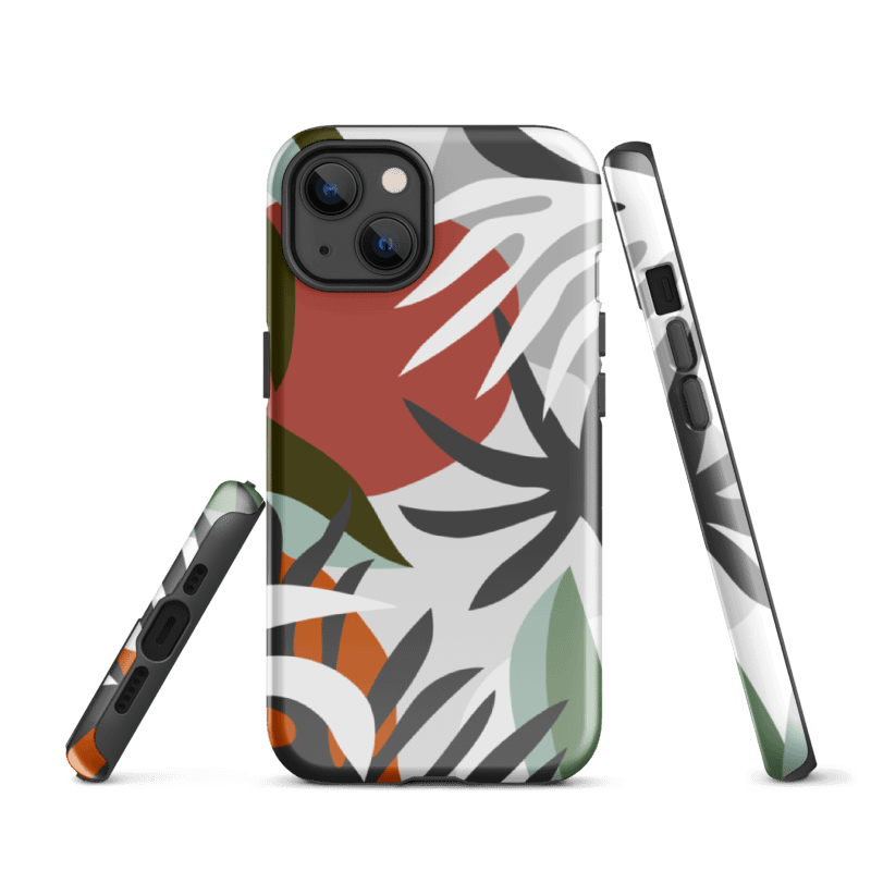 Abstract Foliage Fusion iPhone Tough Case product image (3)
