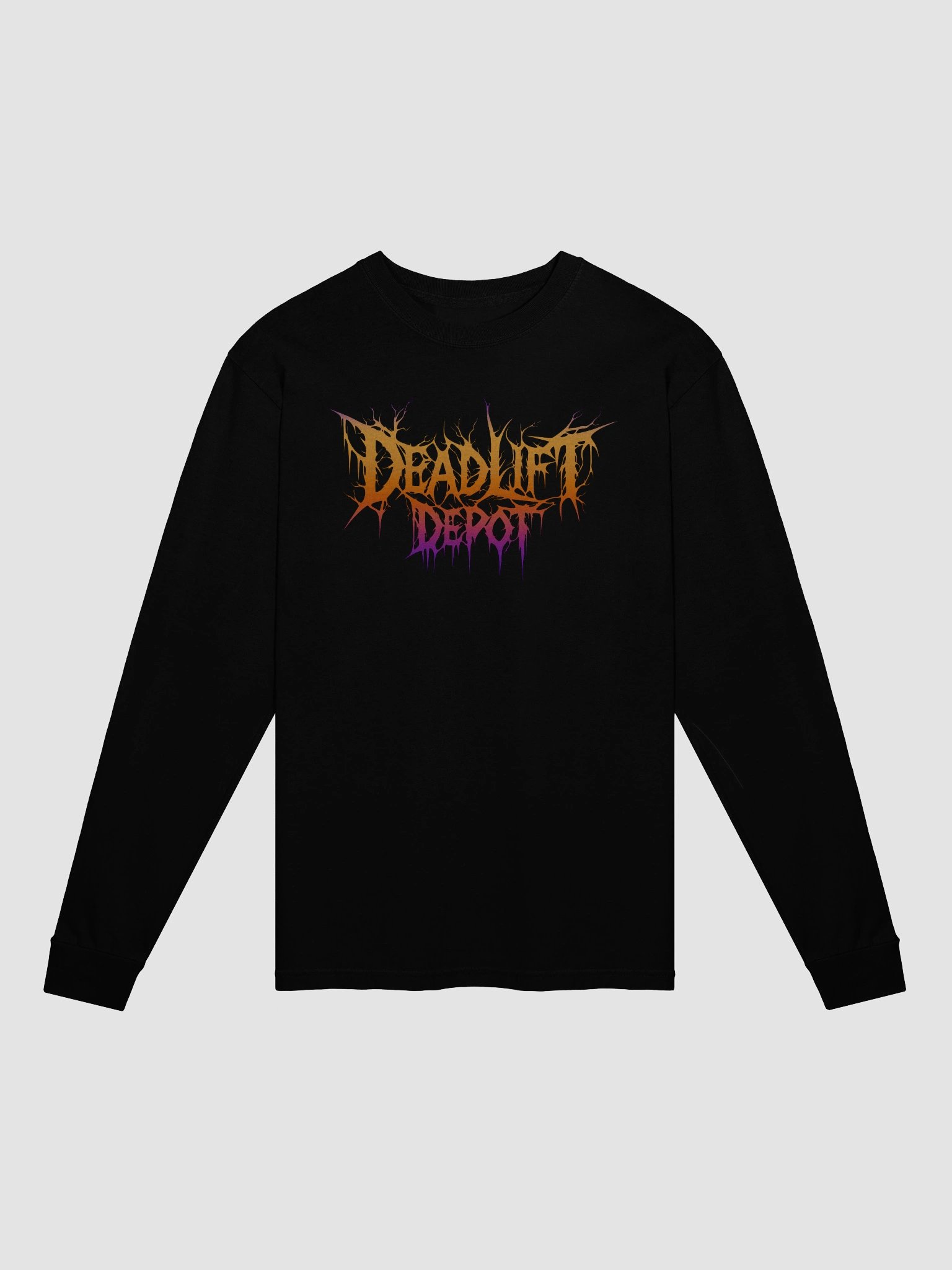 Retro Deadlift Depot Long Sleeve Tee product image (1)