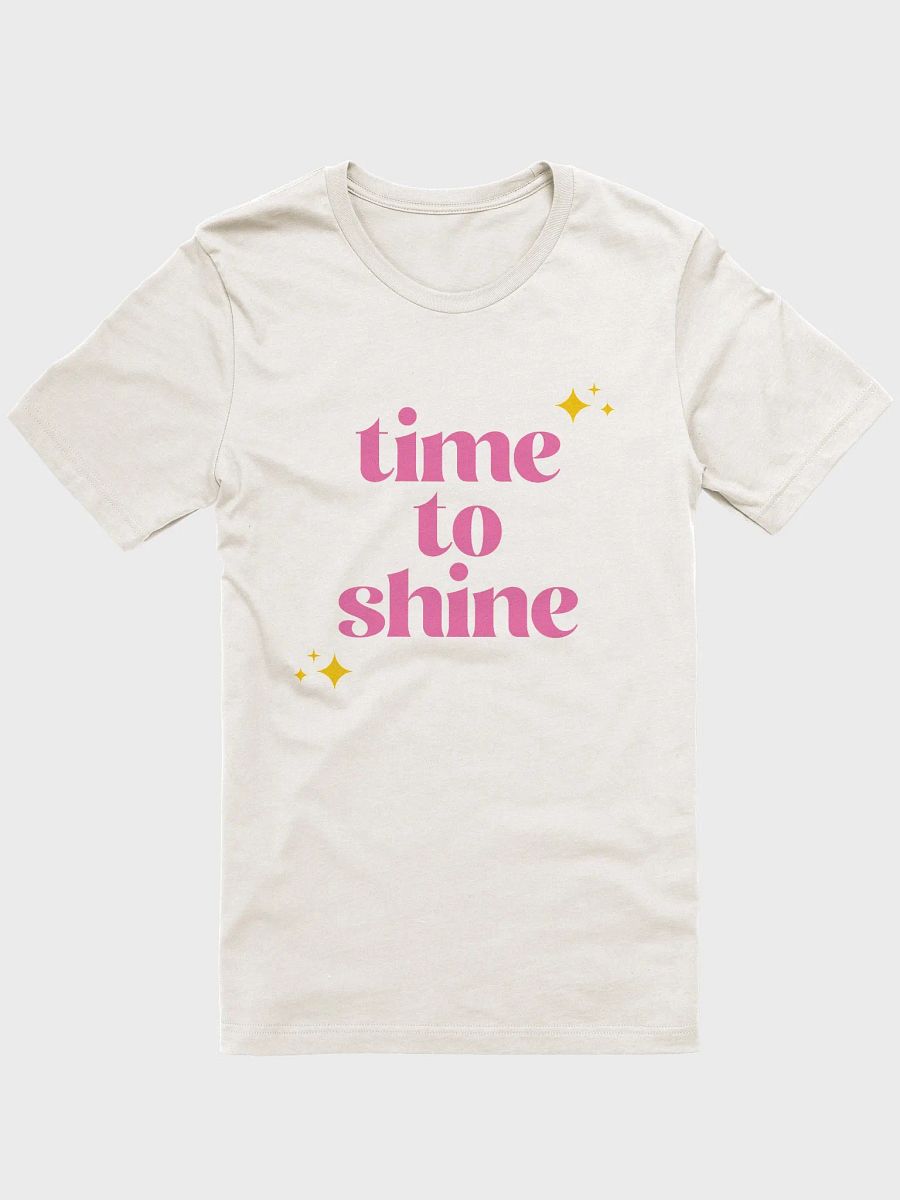 Recital 2025 Unisex T-Shirt | Time to Shine | Multiple Colour Options with Pink Text product image (6)
