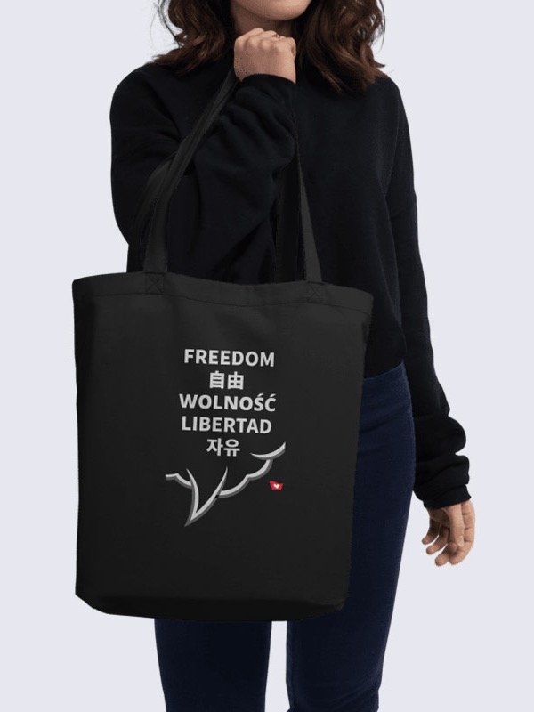 ORGANIC TOTE BAG (Regular Size) – FREEDOM product image (2)