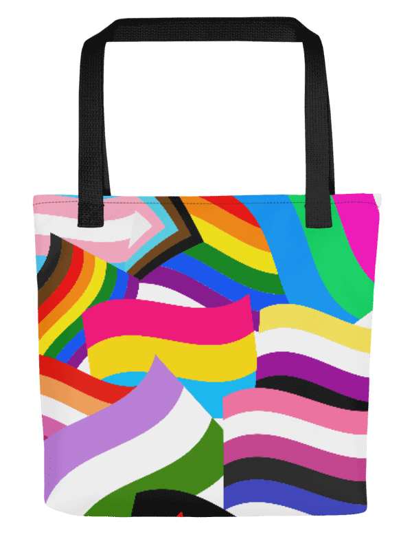 Pride flags tote bag product image (1)