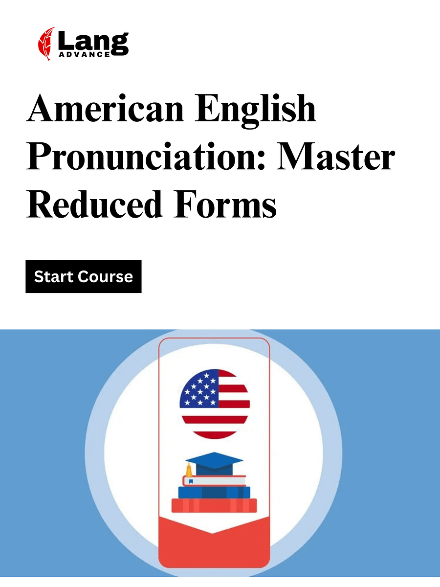 American English Pronunciation: Master Reduced Forms product image (1)