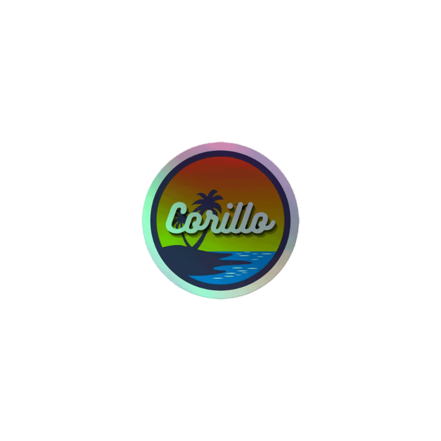 Summer Sunrise Holographic Sticker product image (1)