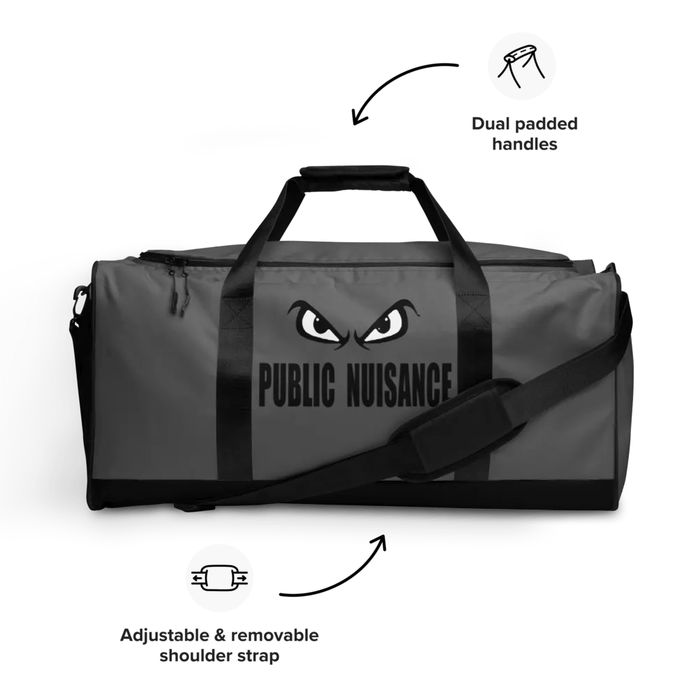 Public Nuisance: Gray Duffle Bag product image (9)