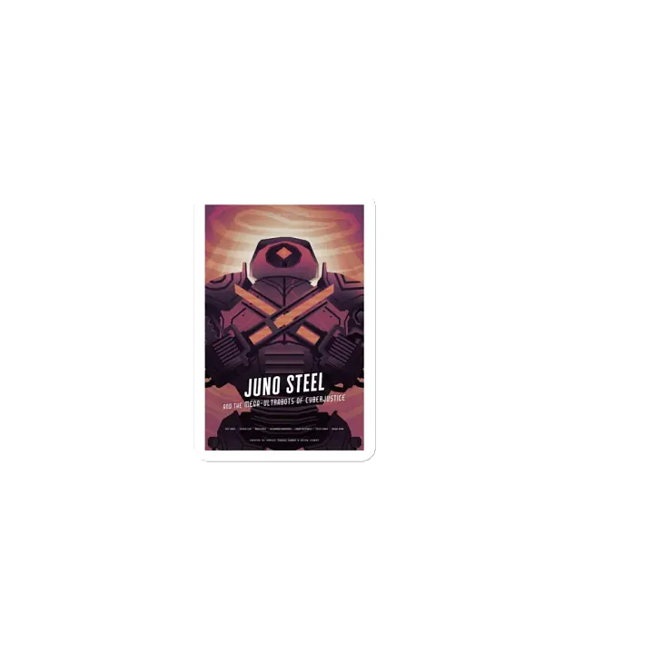 Juno Steel and The Mega-Ultrabots of Cyberjustice Magnet product image (1)