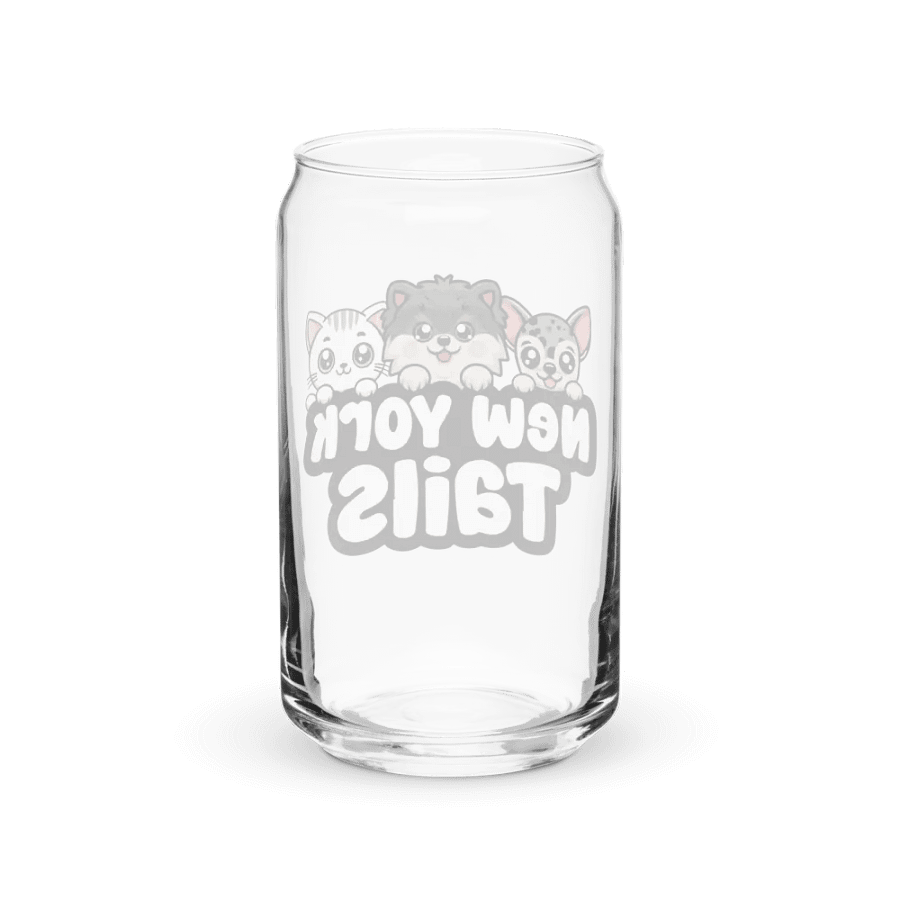 New York Tails Can-Shaped Glass product image (2)