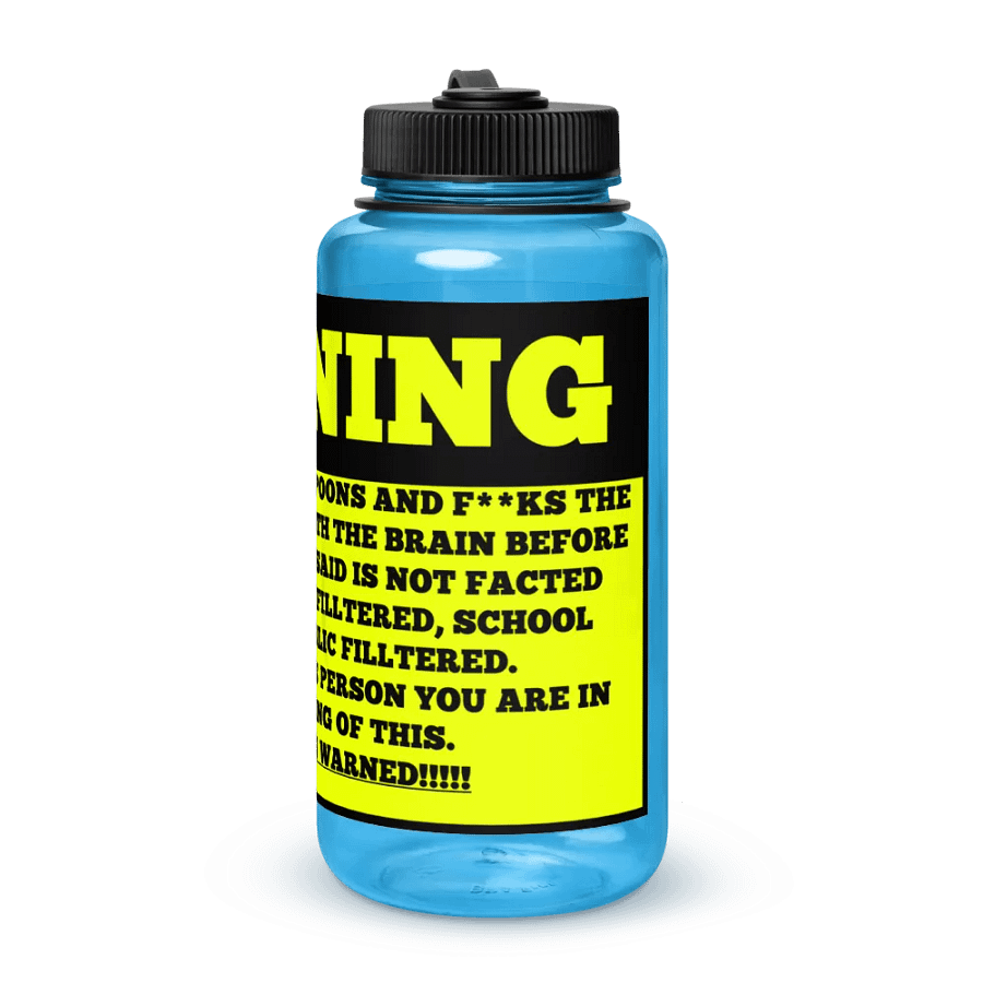 WARNING: Unfiltered Conversations Water Bottle product image (11)