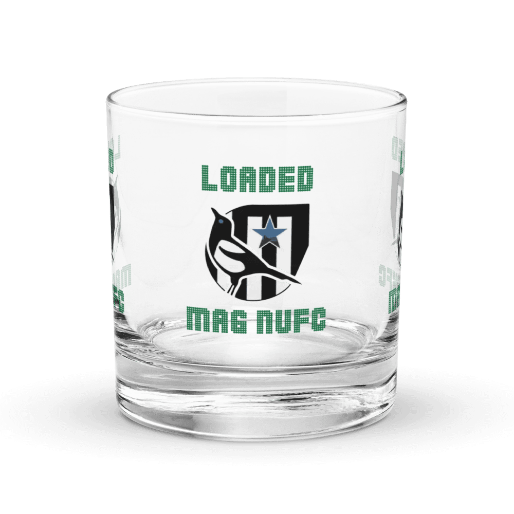 Loaded Mag NUFC Rocks Glass product image (1)